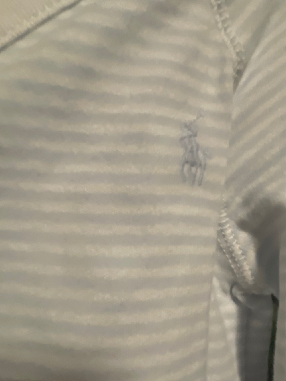 Polo by Ralph Lauren Striped Infant Footed Pajama Set 9Mo - Picture 2 of 4